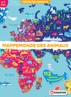 Poster Mappemonde des animaux Numéro 1