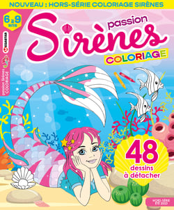 Passion Sirènes coloriages Hors-série  Numéro 2