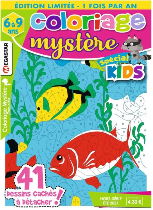Coloriage Mystère spécial Kids, Edition 7, Junior Coloring