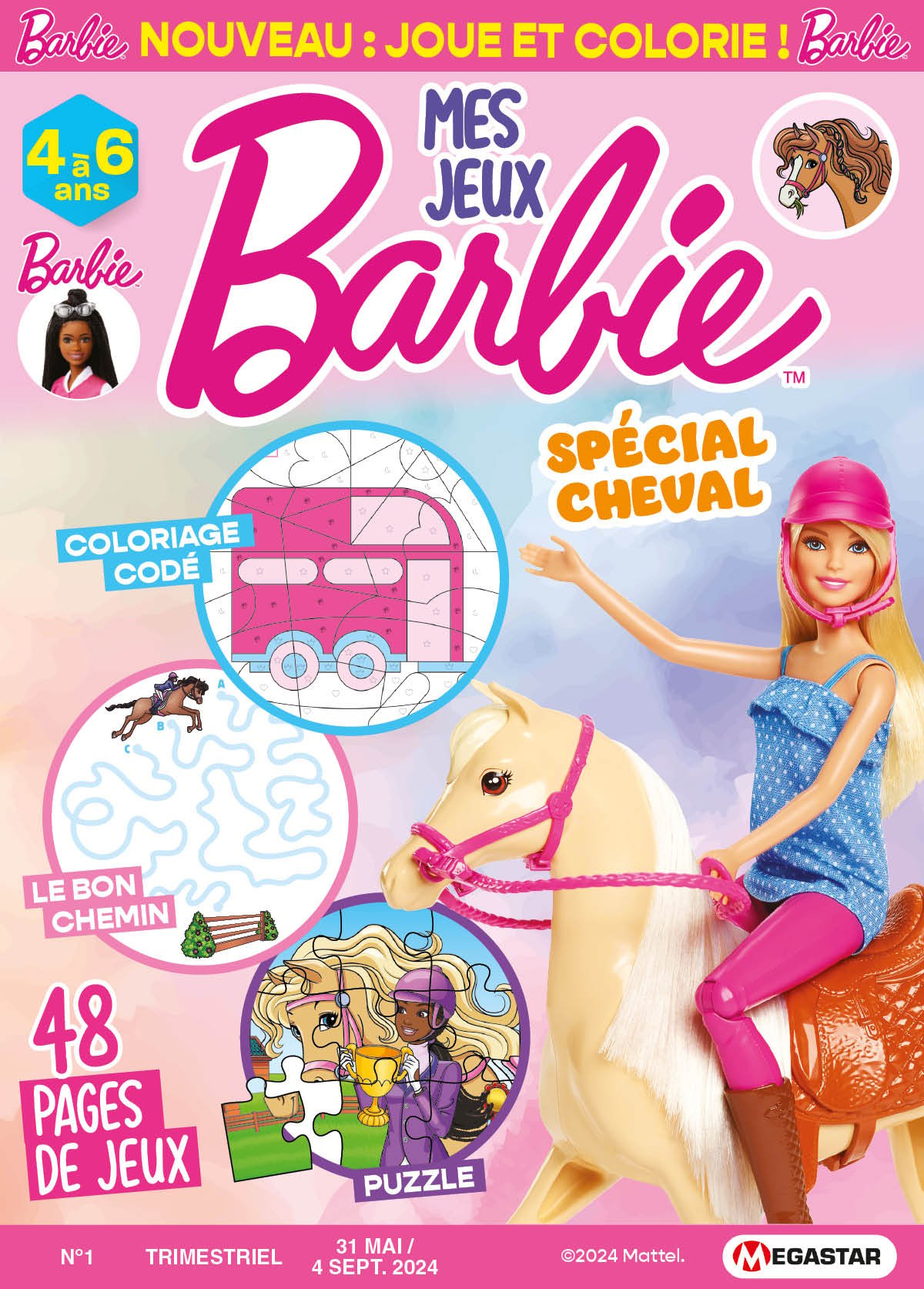 Mes jeux Barbie 4 à 6 ans Numéro 1