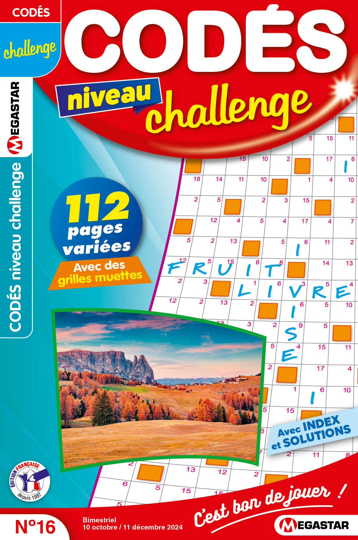 Codés niveau challenge Numéro 16