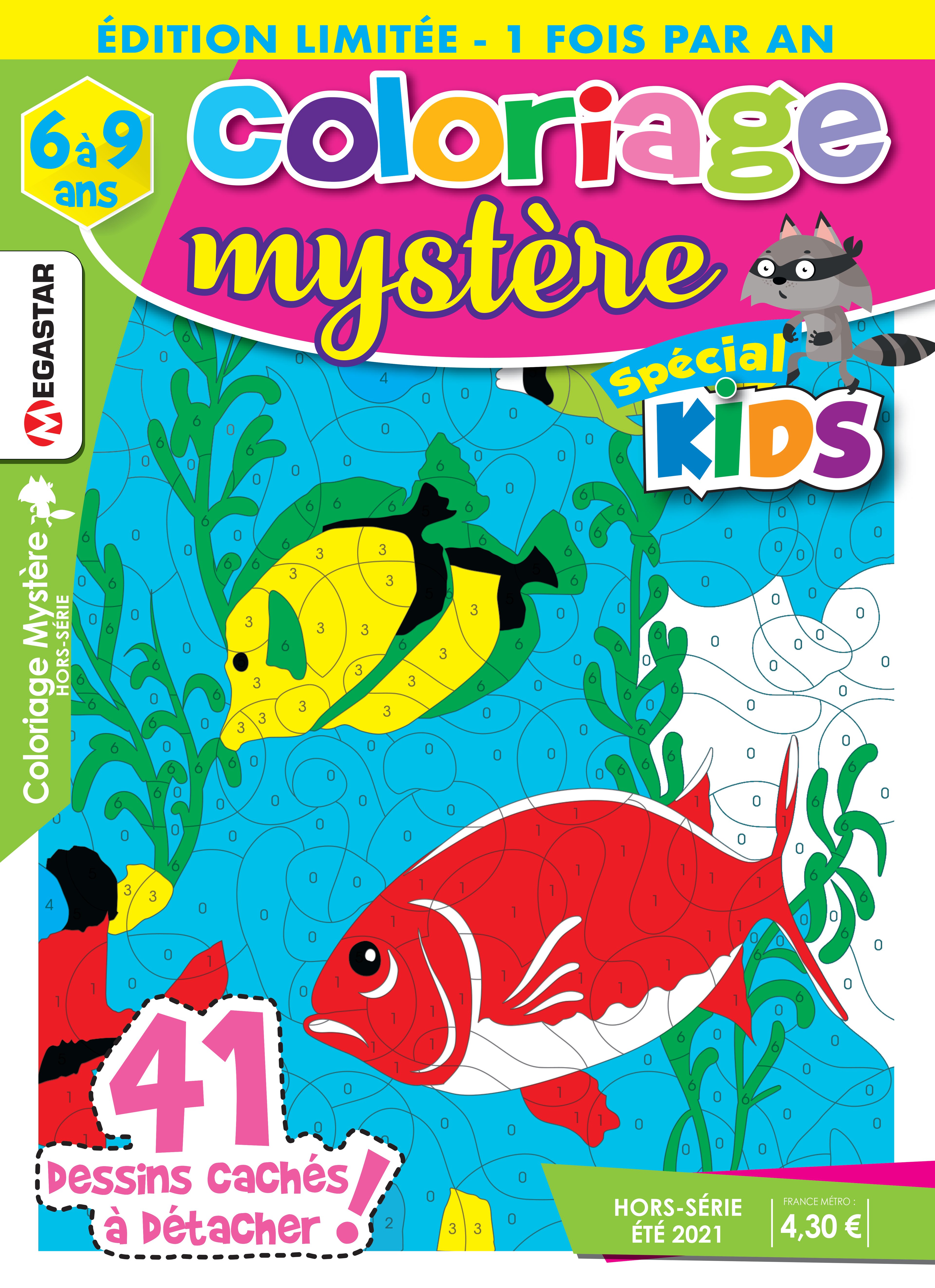 Coloriage Mystère Spécial KIDS HS Numéro 1