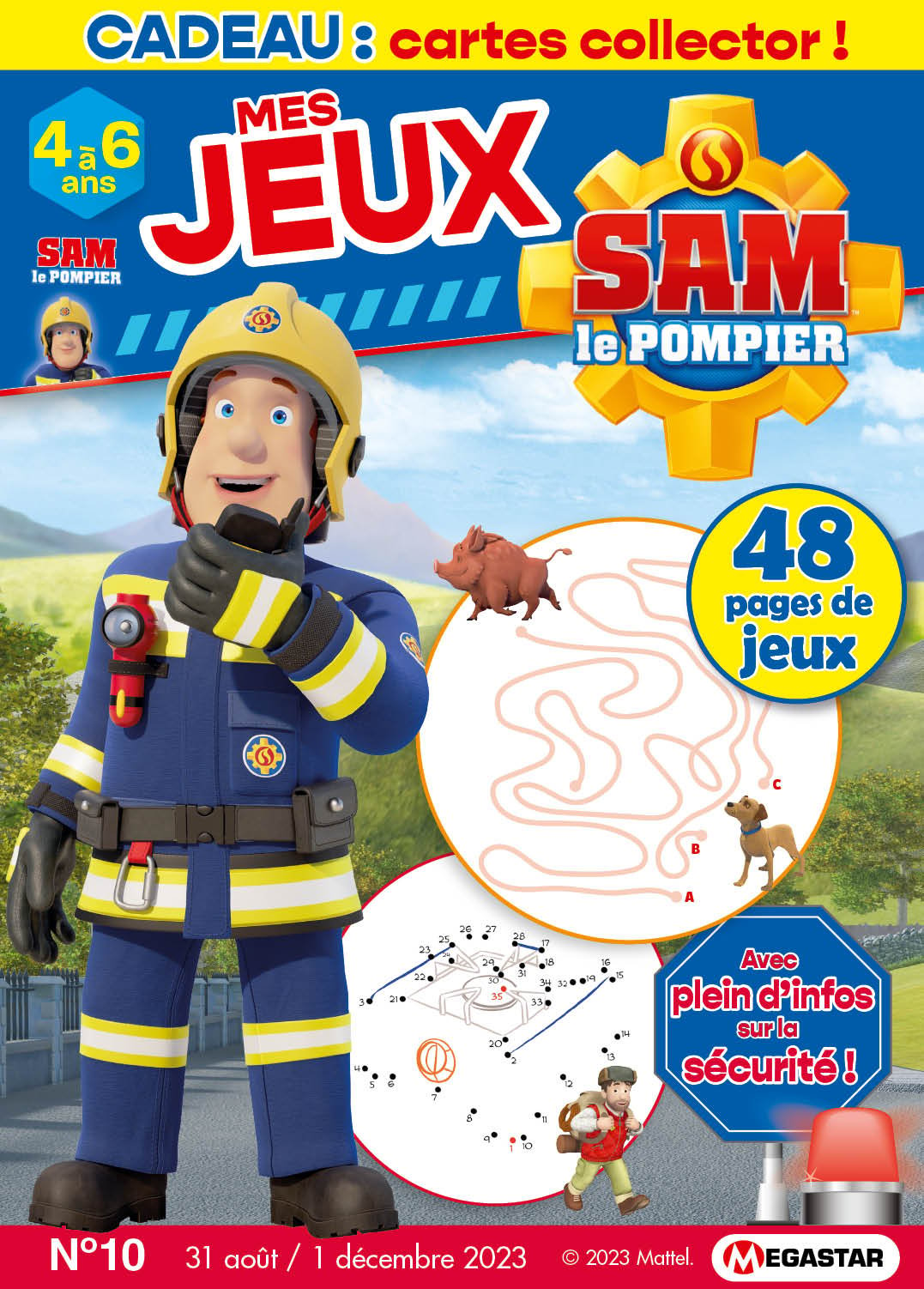 Mes jeux Sam le pompier Numéro 10