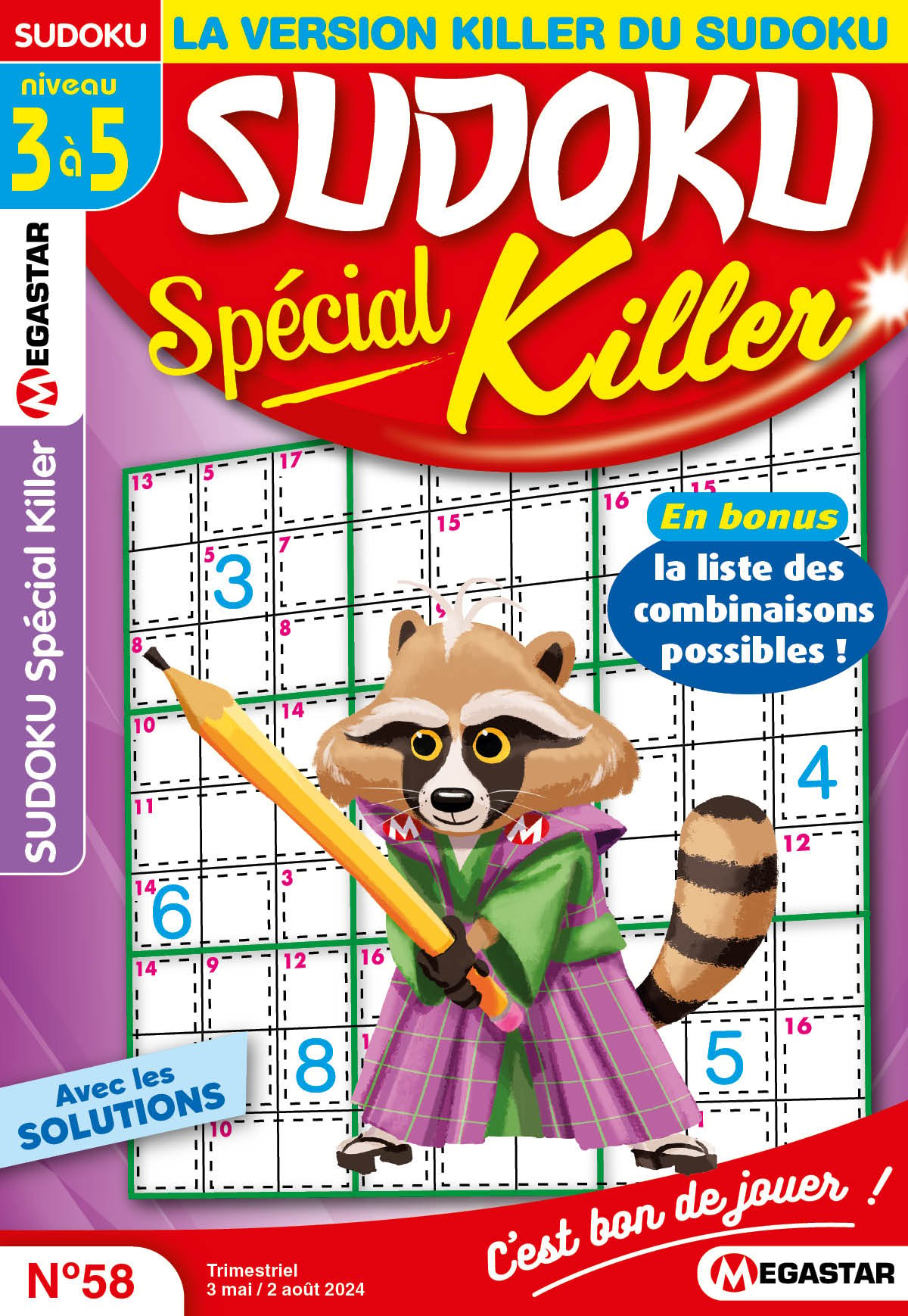 Sudoku Spécial Killer Numéro 58