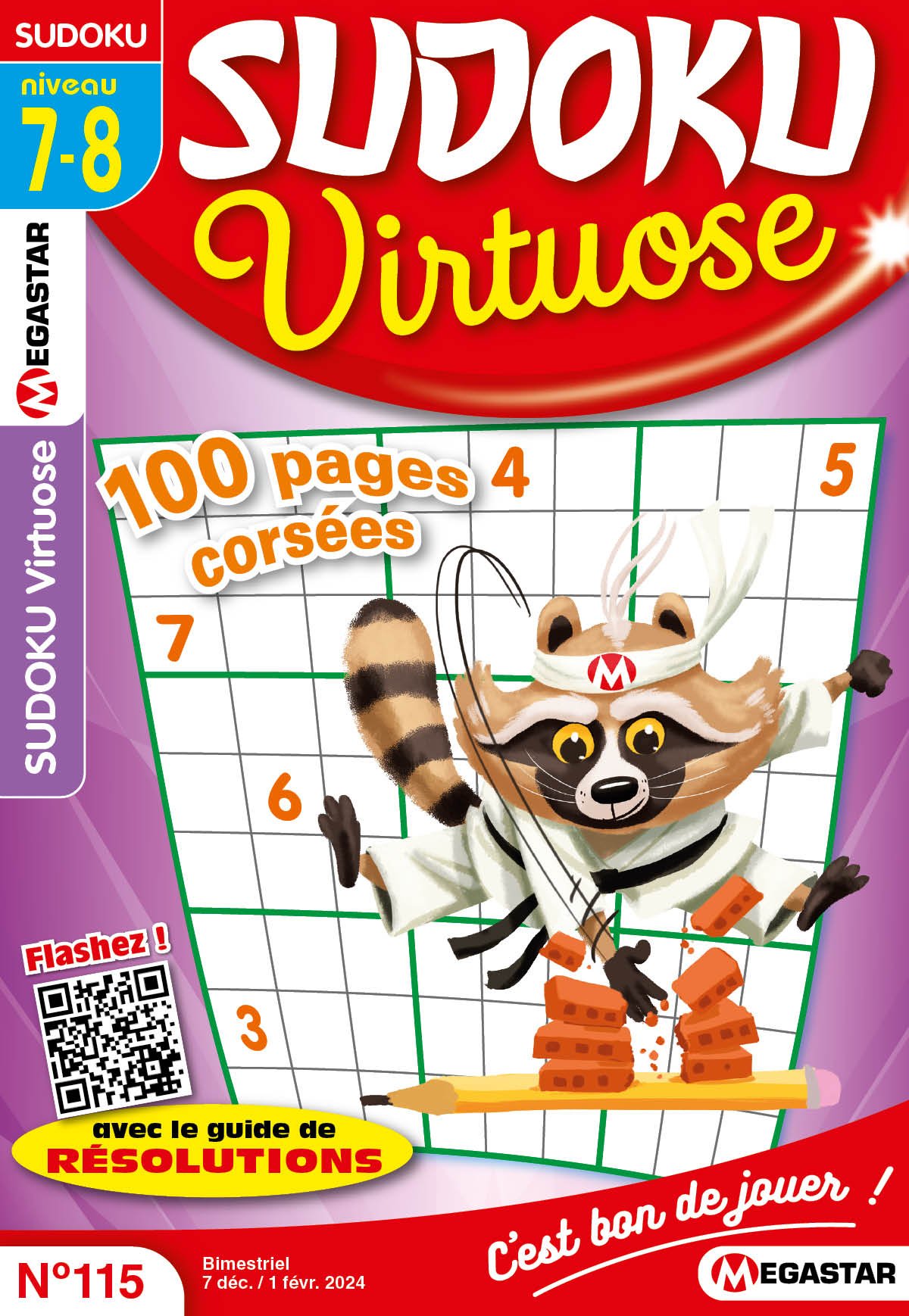 Sudoku Virtuose Numéro 115