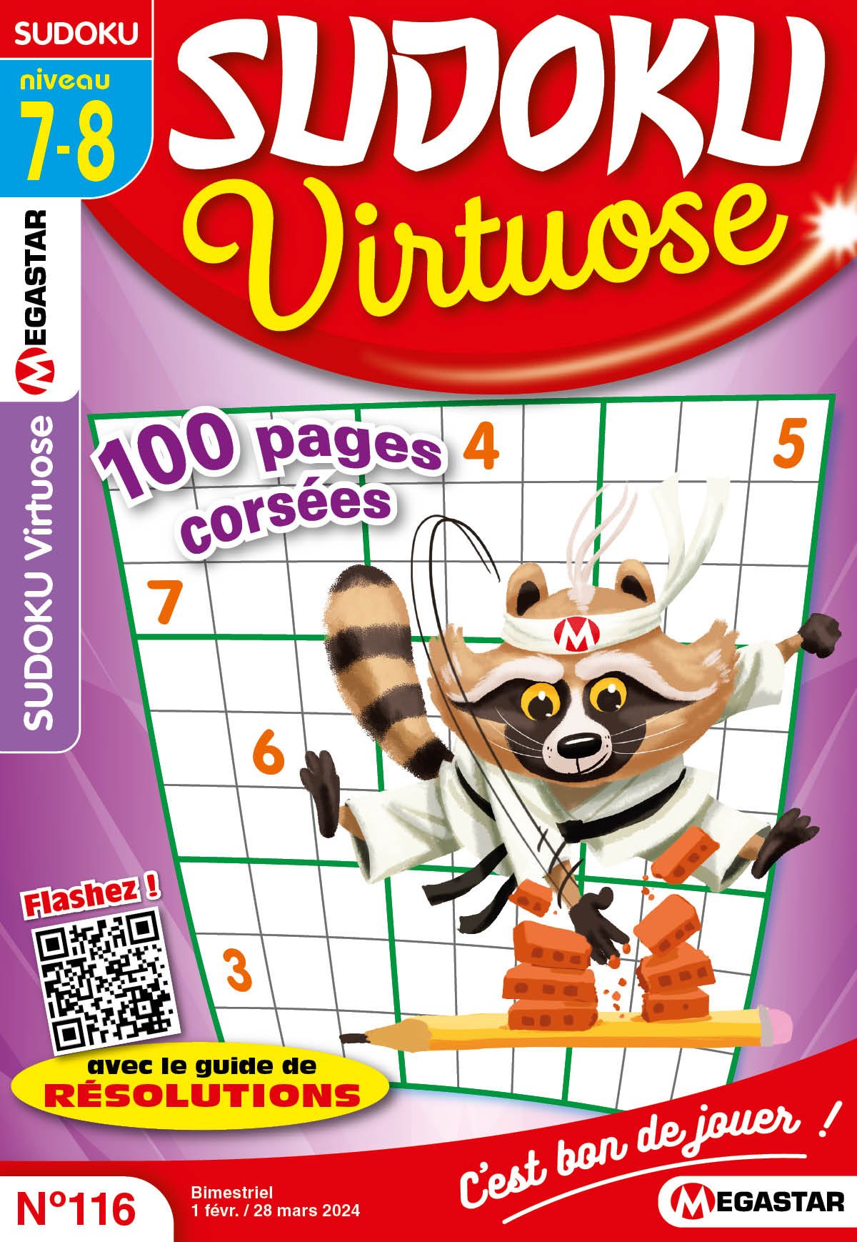 Sudoku Virtuose Numéro 116