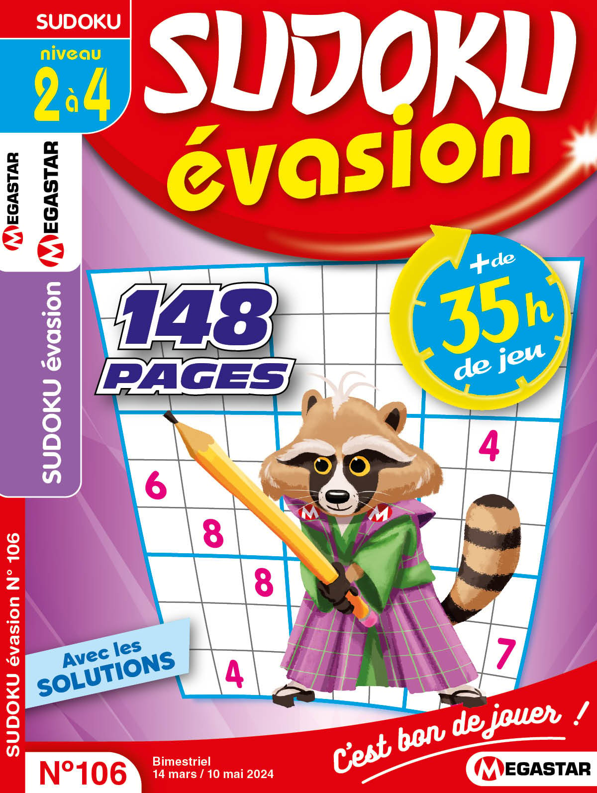 Sudoku évasion Numéro 106