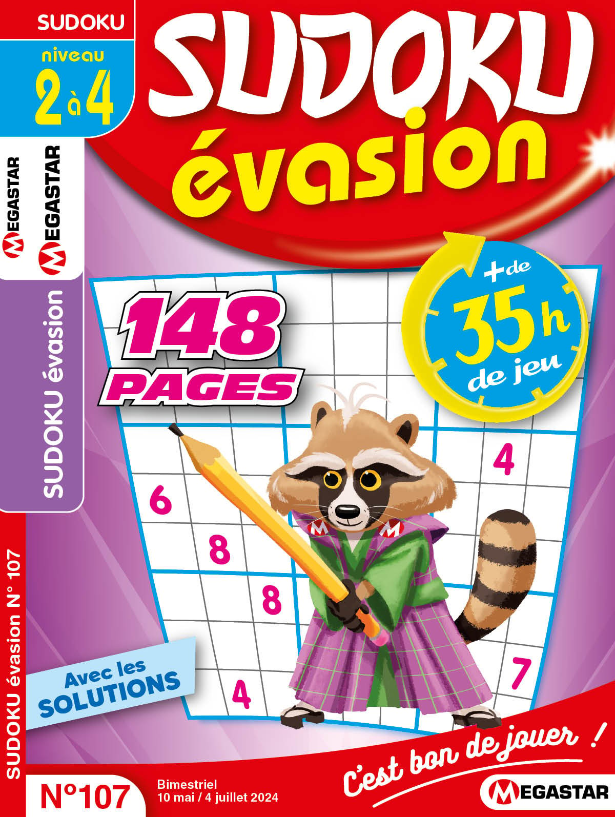 Sudoku évasion Numéro 107