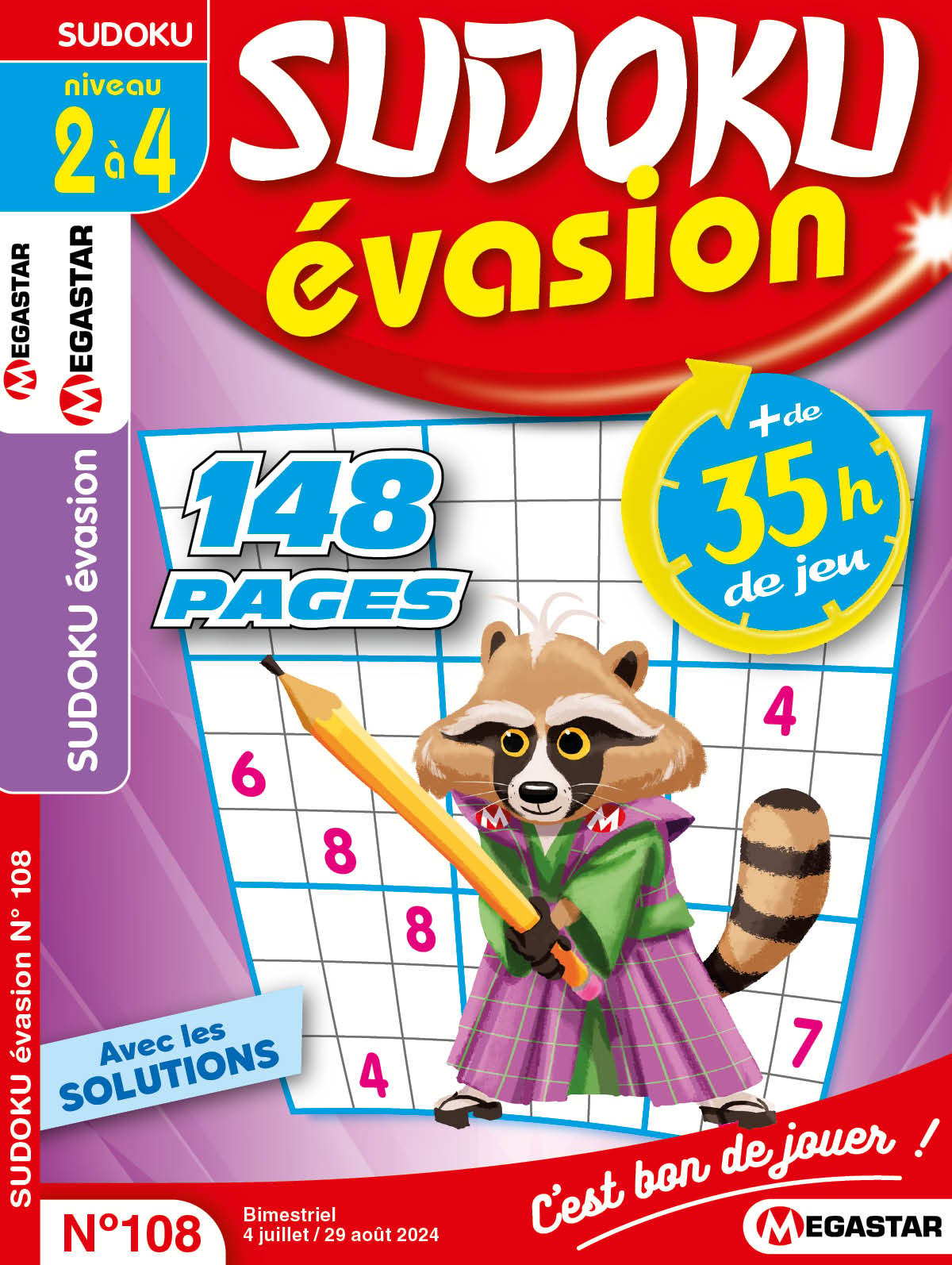 Sudoku évasion Numéro 108