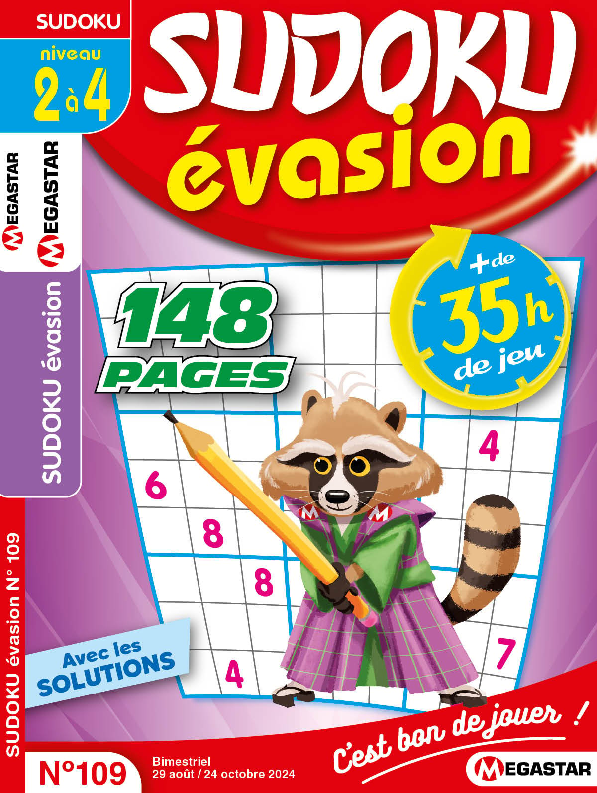 Sudoku évasion Numéro 109