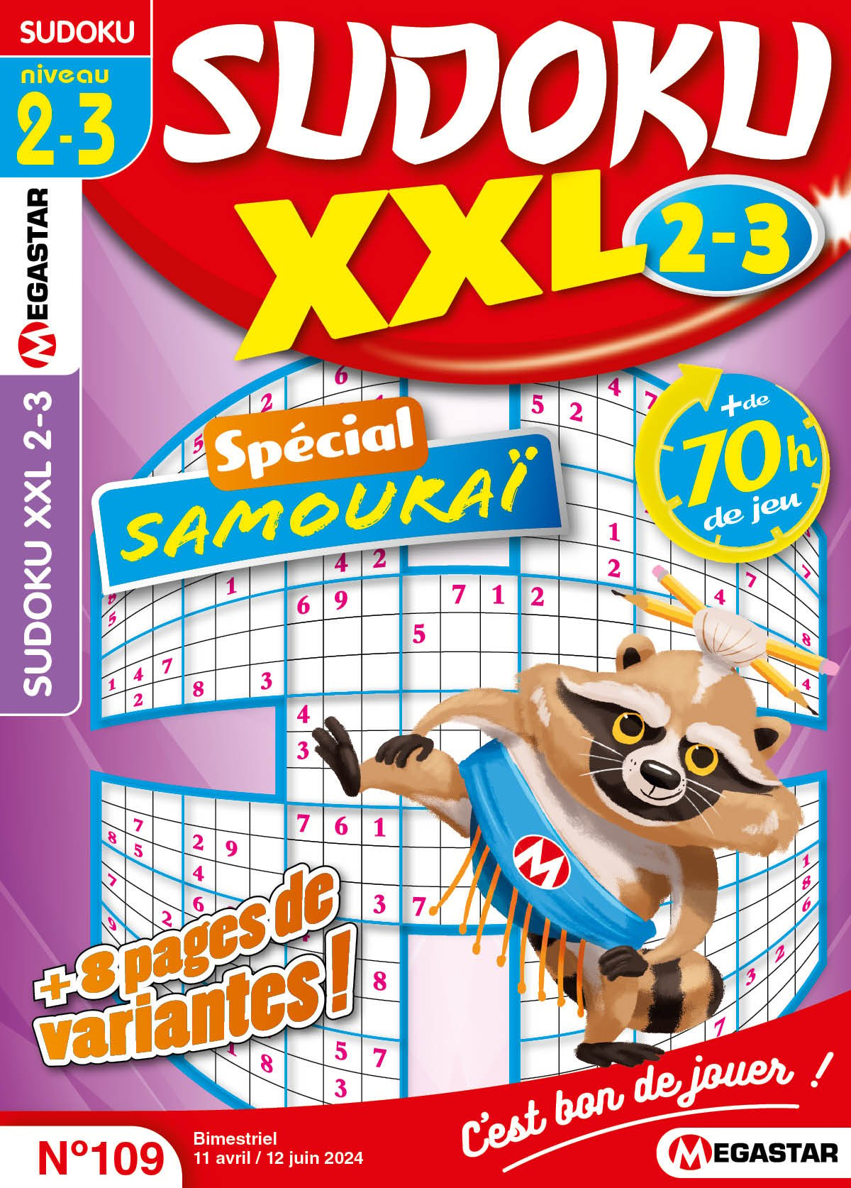 Sudoku XXL 2-3 Numéro 109