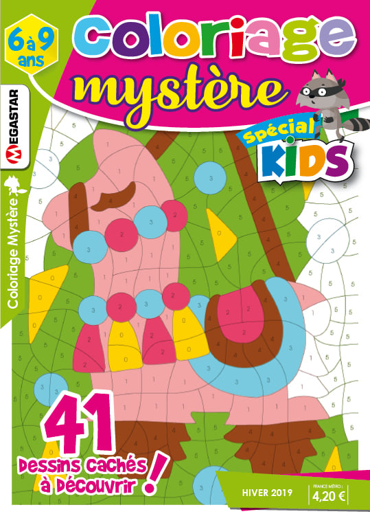 Coloriage Mystère spécial Kids Numéro 7