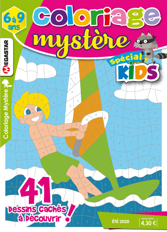 Coloriage Mystère spécial Kids Numéro 9