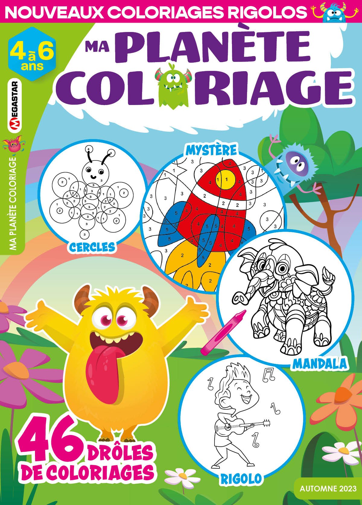 Ma planète coloriage 4-6 ans  Numéro 2