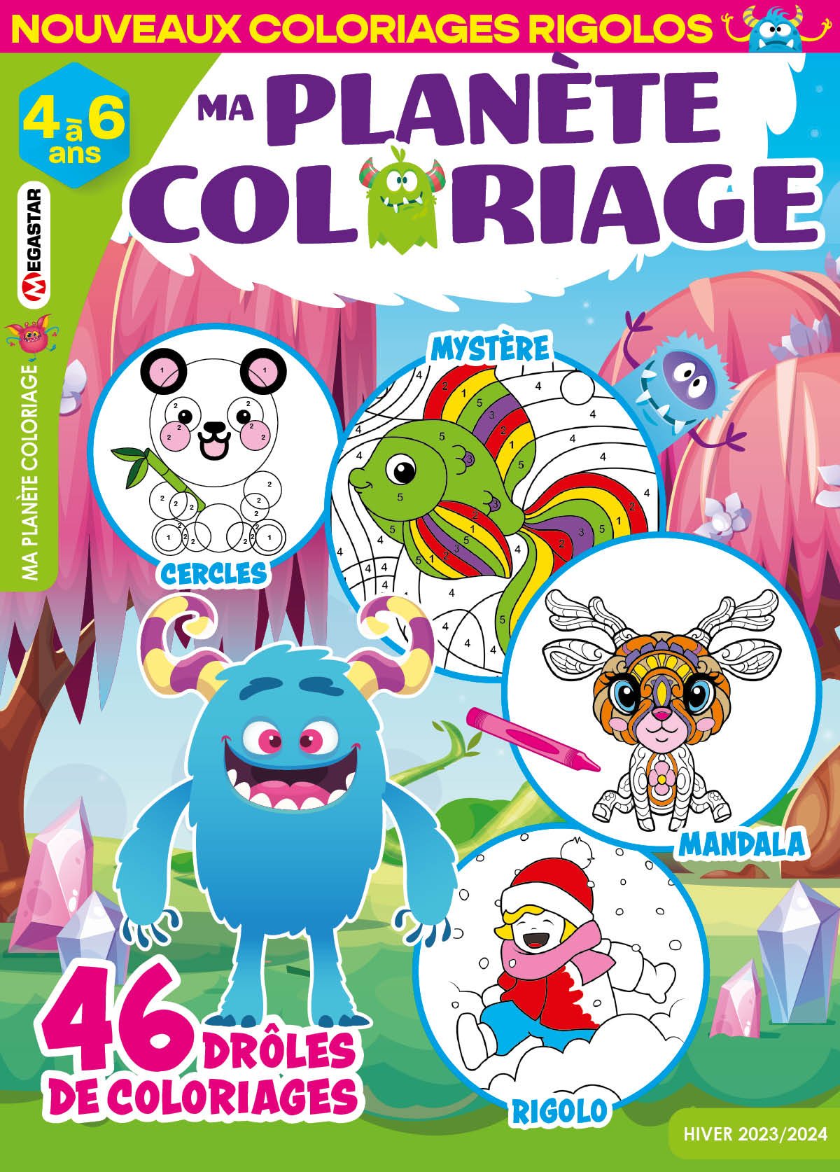 Ma planète coloriage 4-6 ans  Numéro 3