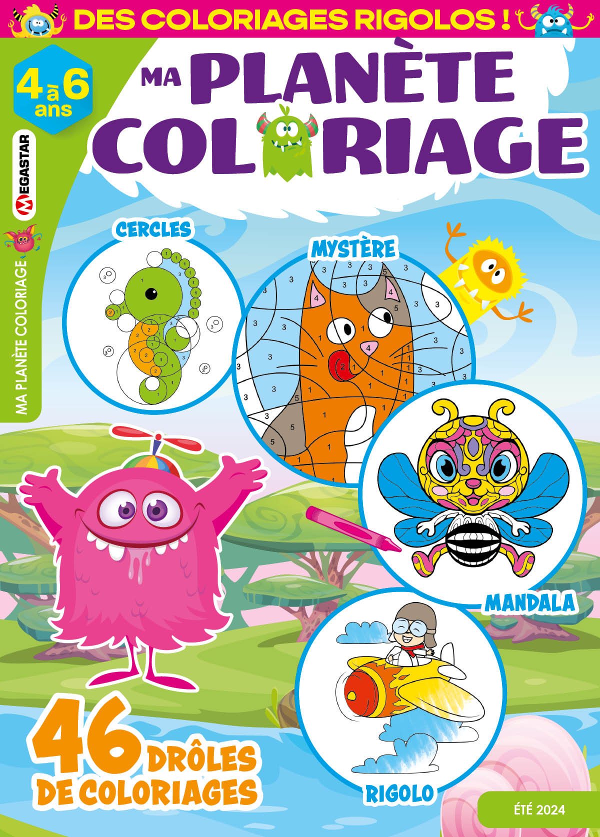 Ma planète coloriage 4-6 ans  Numéro 5