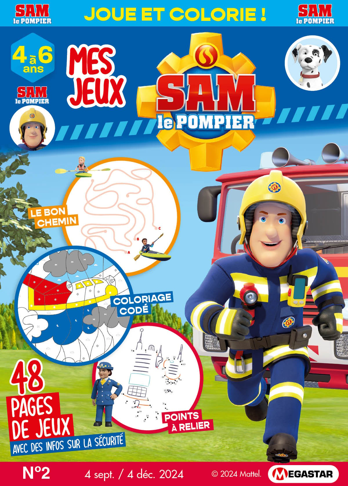 Mes jeux Sam le pompier 4 à 6 ans Numéro 2