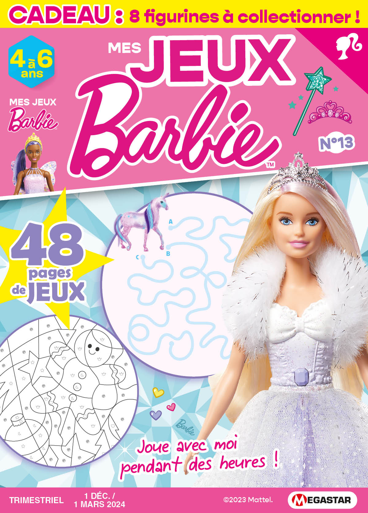 Mes jeux Barbie | Edition 11 | Coloriages pour enfants | Megastar